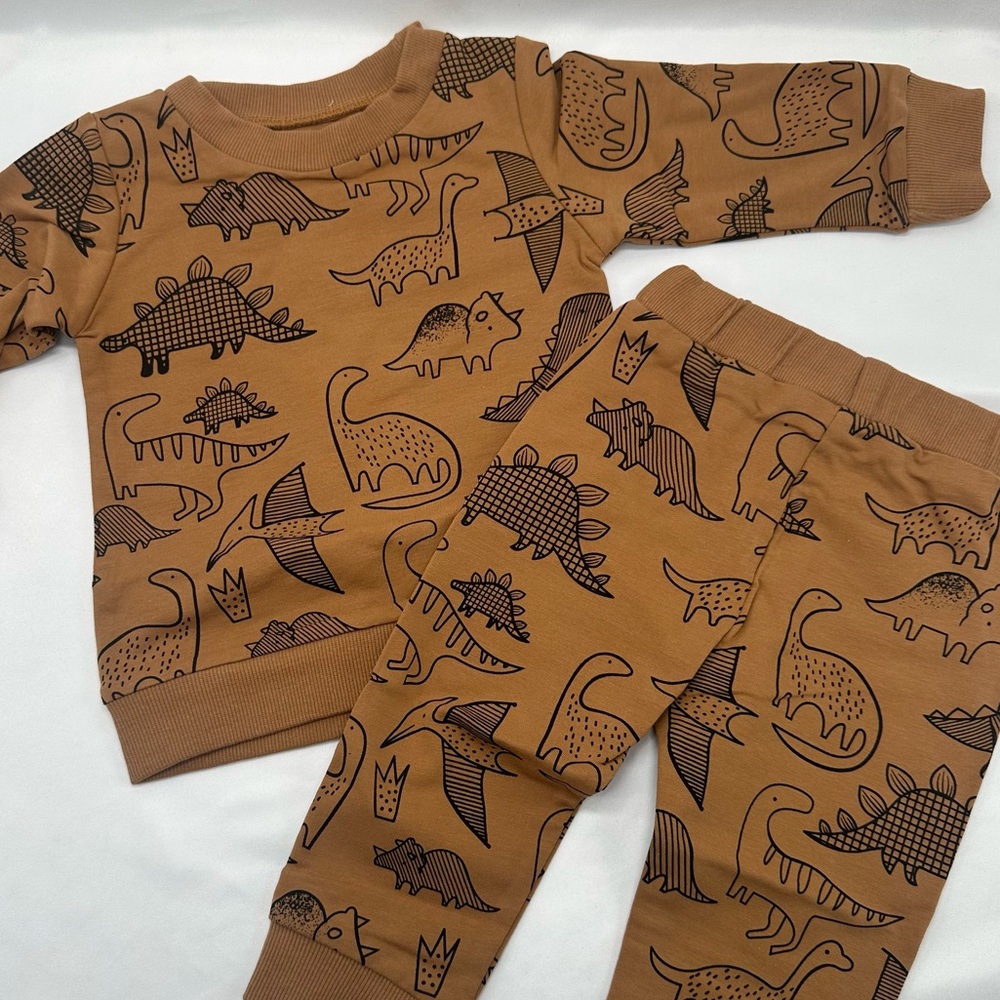 Baby Dinosaur‎ Matching Set,Fall baby outfit,pumpkin patch outfit,fall ba…